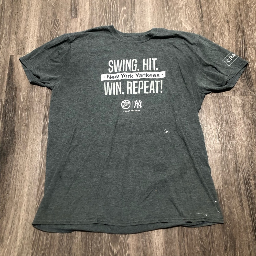 New York Yankees x Webb T-Shirt - "Swing. Hit. Win. Repeat."